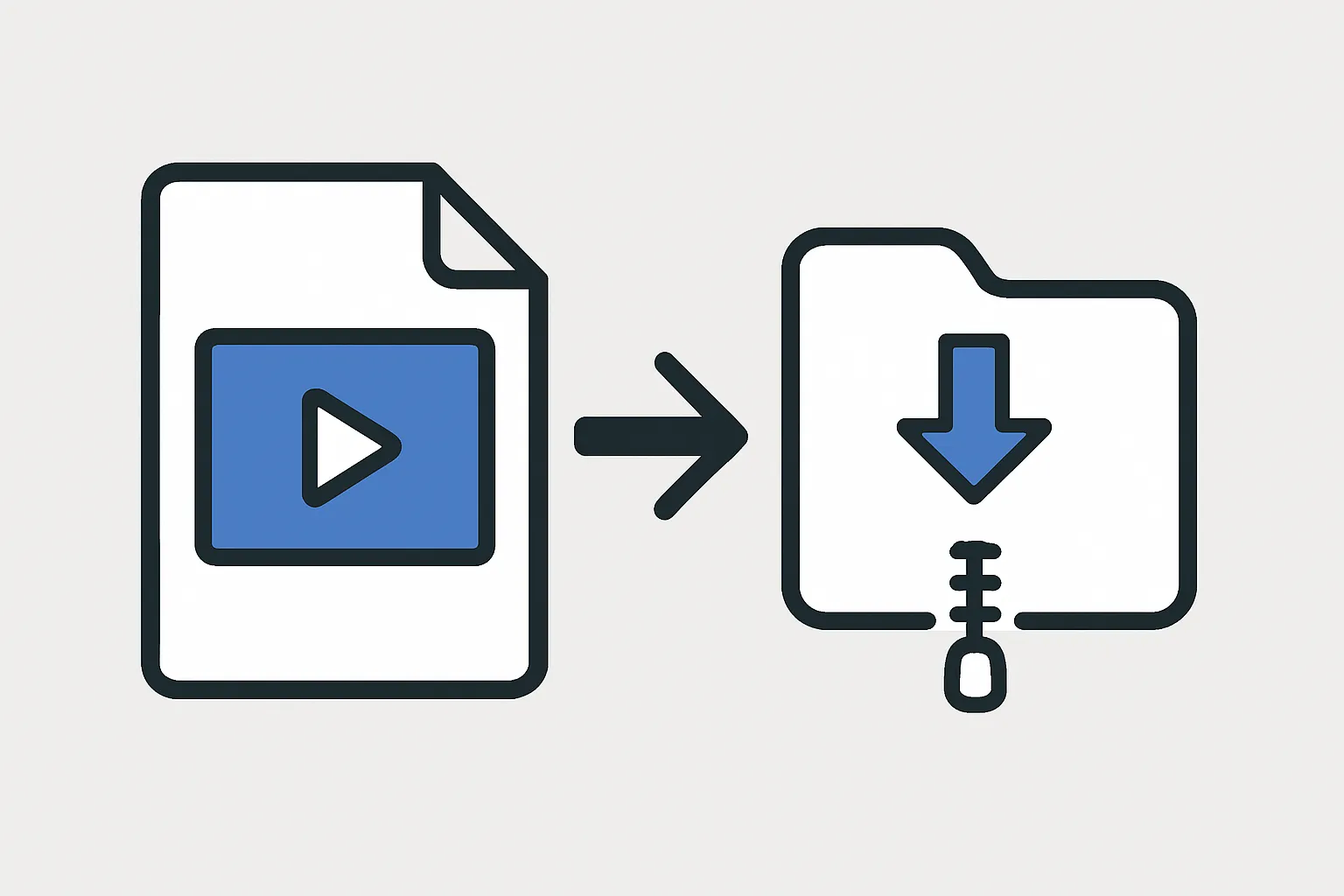 How to Compress Video Files Quickly and Easily – illustration