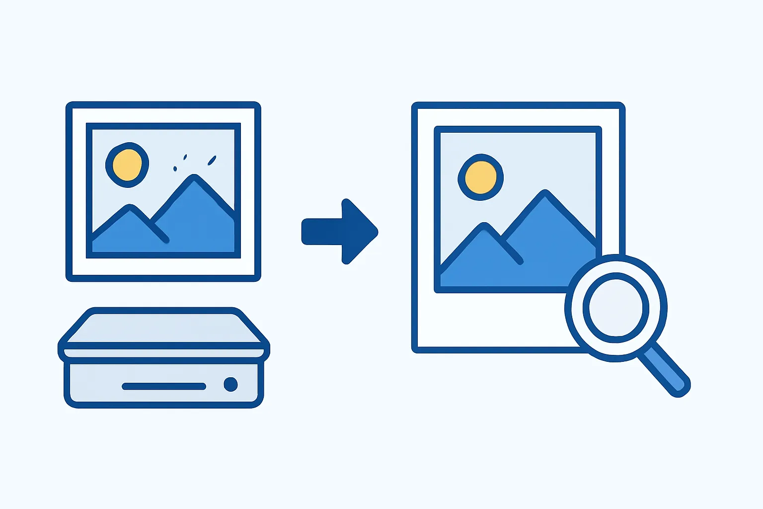 Improve Scanned Photos for Printing: Complete Guide – illustration